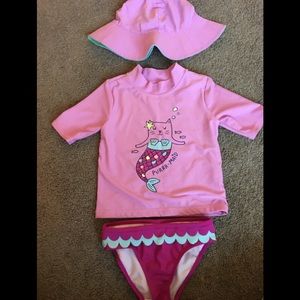 Matching swim set